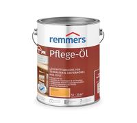 Remmers Huile soin Mélèze, 5 litres, Huile déco pour bois intérieur et extérieur, solvantée, hydrofuge, résistante aux intempéries. Huile adaptée pour les mobiliers de jardin et les terrasses.