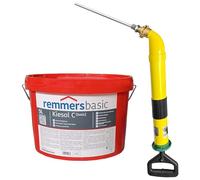 Remmers KIESOL C - Crème d'injection horizontale - Protection murale - Sans solvant - Pour blocage horizontal - Contre l'humidité de maçonnerie ascendante - 5 l avec seringue à mortier