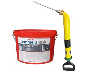 Remmers KIESOL C - Crème d'injection horizontale - Protection murale - Sans solvant - Pour blocage horizontal - Contre l'humidité de maçonnerie ascendante - 5 l avec seringue à mortier