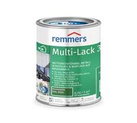 Remmers Laque Multi 3en1 Vert mousse (RAL 6005), 0,75 litres, Peinture aqueuse pour bois, métal, PVC, pour intérieur et extérieur