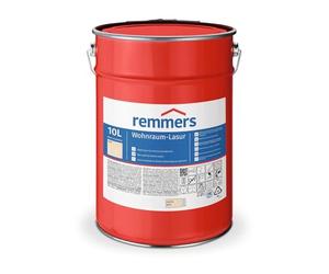 Remmers Lasure Bois intérieurs Blanc, 10 litres, Aqueuse, pour les bois intérieurs. Contient de la résine naturelle et de l'huile de lin. Pour les meubles, sols, escaliers