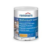 Remmers Lasure Bois intérieurs Chêne, 0,75 litres, Aqueuse, pour les bois intérieurs. Contient de la résine naturelle et de l'huile de lin. Pour les meubles, sols, escaliers.