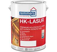 Remmers Lasure HK Blanc, 0,75 litres, Lasure bois Premium, décorative, solvantée, pour l'extérieur. Triple protection avec imprégnation, primaire, lasure.