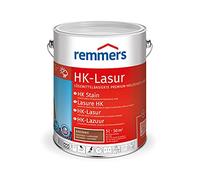 Remmers Lasure HK Châtaigne, 5 litres, Lasure bois Premium, décorative, solvantée, pour l'extérieur. Triple protection avec imprégnation, primaire, lasure.