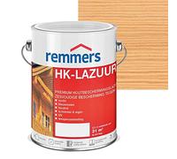 Remmers Lasure HK Incolore, 2,5 litres, Lasure bois Premium, décorative, solvantée, pour l'extérieur. Triple protection avec imprégnation, primaire, lasure.