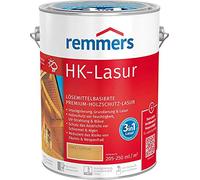 Remmers Lasure HK Teck, 5 litres, Lasure bois Premium, décorative, solvantée, pour l'extérieur. Triple protection avec imprégnation, primaire, lasure.