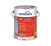 Remmers Lasure HK Vert sapin, 2,5 litres, Lasure bois Premium, décorative, solvantée, pour l'extérieur. Triple protection avec imprégnation, primaire, lasure.