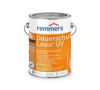 Remmers Lasure protection U.V. longue durée Pin, 2,5 litres, Protection anti-UV pour bois extérieur, solvantée. Haute protection anti-UV également des teintes claires et incolore UV+.