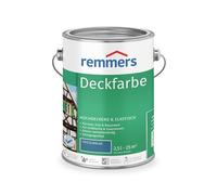 Remmers Peinture Finition Bleu frison, 2,5 litres, Peinture aqueuse pour intérieur et extérieur, protection contre les intempéries pour le bois, le zinc, et nombreux autres supports.