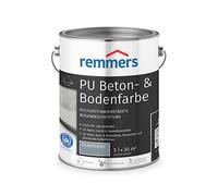 Remmers Peinture PU pour béton et sol gris argent, 5 litres, Peinture pour sol et béton, Pour les chapes/béton/panneaux de fibrociment - résistante aux contraintes et aux produits chimiques