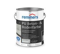 Remmers Peinture PU pour béton et sol gris clair, 5 litres, Peinture pour sol et béton, Pour les chapes/béton/panneaux de fibrociment - résistante aux contraintes et aux produits chimiques