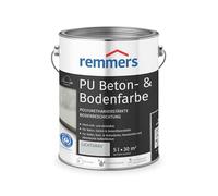 Remmers Peinture PU pour béton et sol gris clair, 5 litres, Peinture pour sol et béton, Pour les chapes/béton/panneaux de fibrociment - résistante aux contraintes et aux produits chimiques