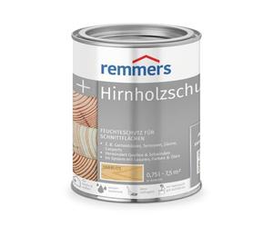 Remmers Produit de protection pour bois de cerveau incolore, 0,75 l, pour surfaces de coupe, protection contre l'humidité pour bois intérieur et extérieur, imperméable, élastique