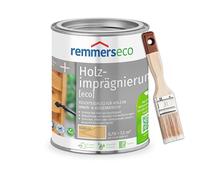 RemmersSet bandloo imperméabilisant pour bois [Eco] - Imperméabilisant et apprêt pour bois intérieur et extérieur - Prétraitement pour lasures et peintures + pinceau dur - Kit bandloo (incolore, 0,75
