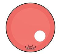 Remo Colortone P3-1322-CT-RDOH Powerstroke 3 Peau de Tambour Clear Ported 22" Rouge
