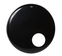 Remo Encore Ambassador EN-1022-ES Grosse caisse en ébène avec trou de son 56 cm