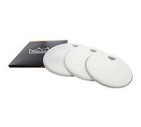 Remo peau de batterie Emperor blanche sablée - ProPack - 10",12",14" - PP-0962-BE