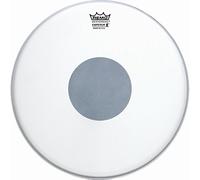 REMO peau de batterie Emperor X Coated Dot blanche sablée 14"