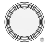 Remo peau de batterie Powersonic transparente grosse caisse - 22" - PW-1322-00