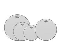 Remo peau de batterie Pro Pack Ambassador blanche sablée 10", 12", 16", 14" - PP-2330-BA-GW