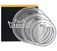 Remo Pinstripe Clear Rock Set
