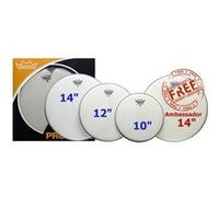 Remo Propack Emperor Sablees 10/12/14 + Ambassador 14 Pack de peaux