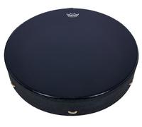 Remo E1-1316-BE Bahia Buffalo Drum Black Earth tambour sur cadre 16 pouces avec mailloche