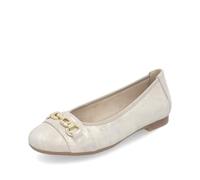 Remonte Ballerines classiques D0K10 pour femme, semelle lâche, Or 90, 37 EU