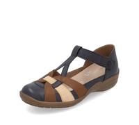 Remonte Ballerines Loose Insert pour Femme R7601, Bleu Combi 14, 8.5 UK