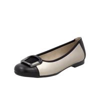 REMONTE Ballerines noir / argent, Taille 37