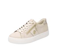 Remonte Baskets basses pour femme D0919 - Semelle lâche, Beige Combi 60, 40 EU