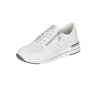 Remonte Femme Chaussures Basses R6705, Dame Chaussures de Sport lacées,Semelle intérieure Amovible,Chaussure de Sport,Weiss Kombi,39 EU / 6 UK
