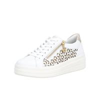 REMONTE Baskets basses crème / or / blanc, Taille 37