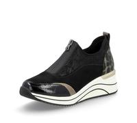 Remonte Baskets basses D0T08 pour femme, semelle lâche, Noir Combi 02, 45 EU Large