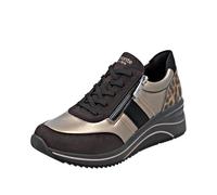 Remonte Baskets Basses D0T09 pour Femme, métallisées, 41 EU, métal, 41 EU