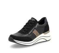 Remonte Baskets basses D0T09 pour femme, semelle lâche, Noir Combi 03, 40 EU Large