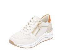REMONTE Baskets basses 'D0T10' beige clair / orange chiné / blanc perle, Taille 45