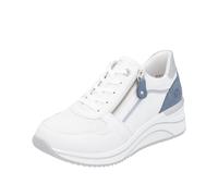 REMONTE Baskets basses 'D0T10' bleu foncé / argent / blanc, Taille 38