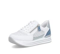 Remonte Baskets basses D1329 pour femme, semelle lâche, Blanc Combi 81, 37 EU