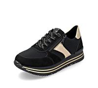 Remonte Baskets basses D1330 pour femme, semelle lâche, Noir Combi 03, 39 EU