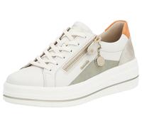 REMONTE Baskets basses 'D1C01' gris / orange / argent / blanc cassé, Taille 36