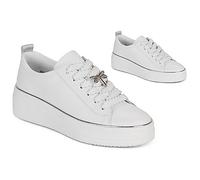 Rieker Baskets Basses D1C03 pour Femme, Blanc, 39 UE