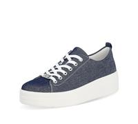 Remonte Baskets basses D1C03 pour femme, semelle lâche, Bleu 14., 42 EU