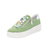 Remonte Baskets Basses D1c06 pour Femme, Vert, 38 EU