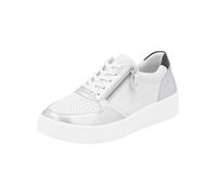 REMONTE Baskets basses noir / argent / blanc, Taille 36