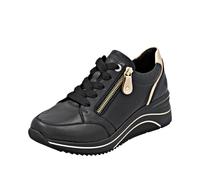 REMONTE Baskets basses or / noir, Taille 42