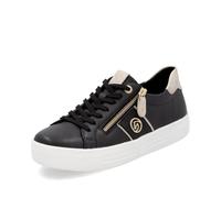 Remonte Baskets basses pour femme D0919 - Semelle lâche, Noir Combi 03, 39 EU