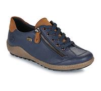 Remonte Dorndorf Baskets basses R1402-16 femmes, lacets, semelle amovible, hydrofuge, Bleu 36