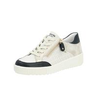 REMONTE Baskets basses 'R7901' beige clair / noir / blanc, Taille 42