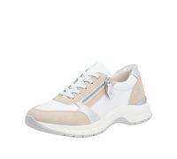 Remonte Baskets D0g09 pour Femme, Rose Blanc glacé 81, 38 EU Large